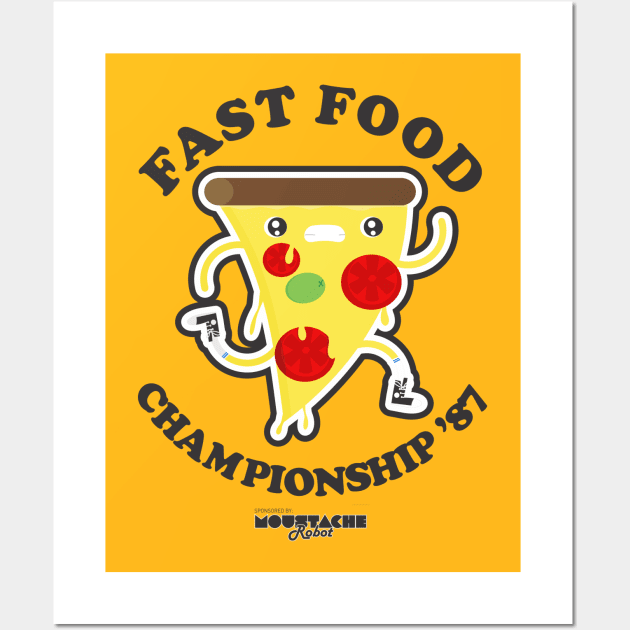 Fast Food Championship '87 Wall Art by MoustacheRoboto